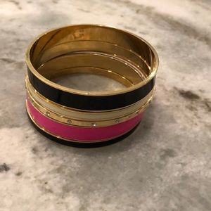 Bangle Set: 2 J. Crew, 1 C Wonder, 2 non branded